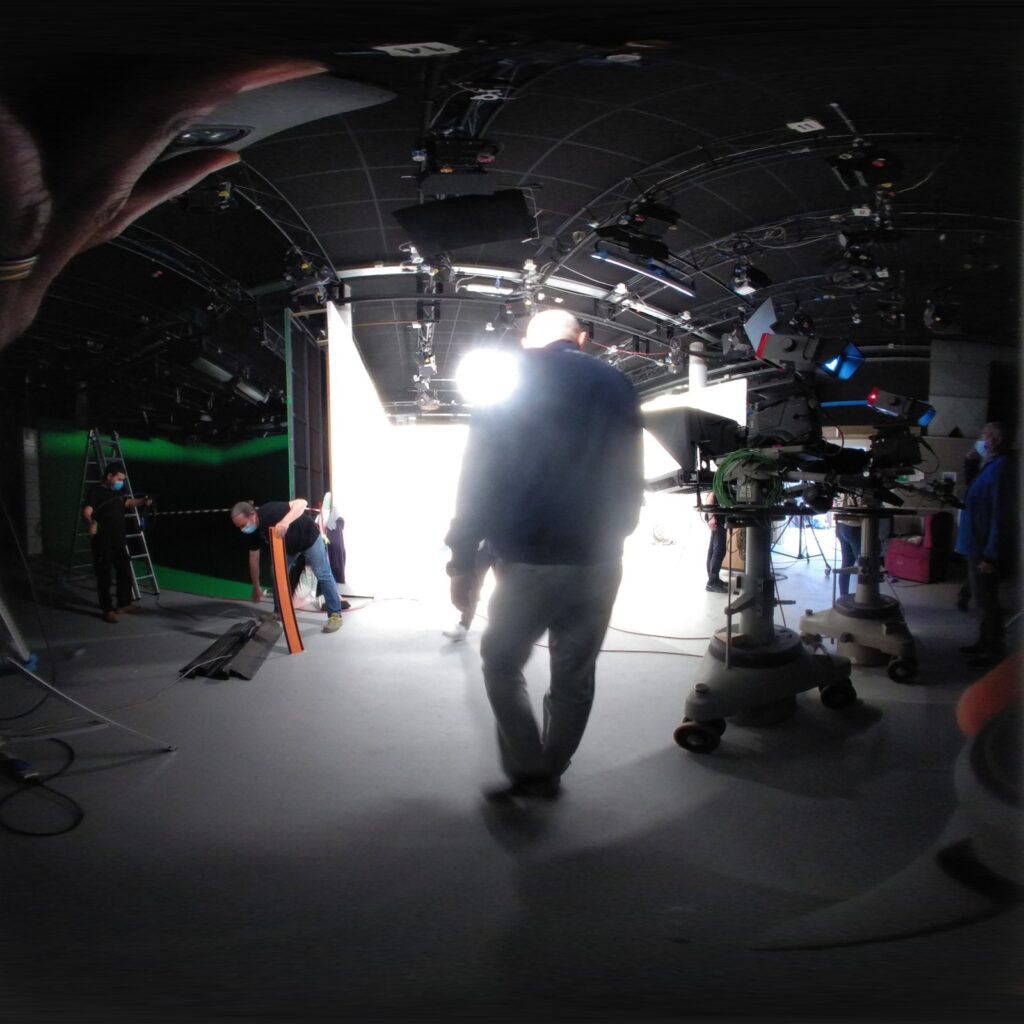 Backstage della produzione video